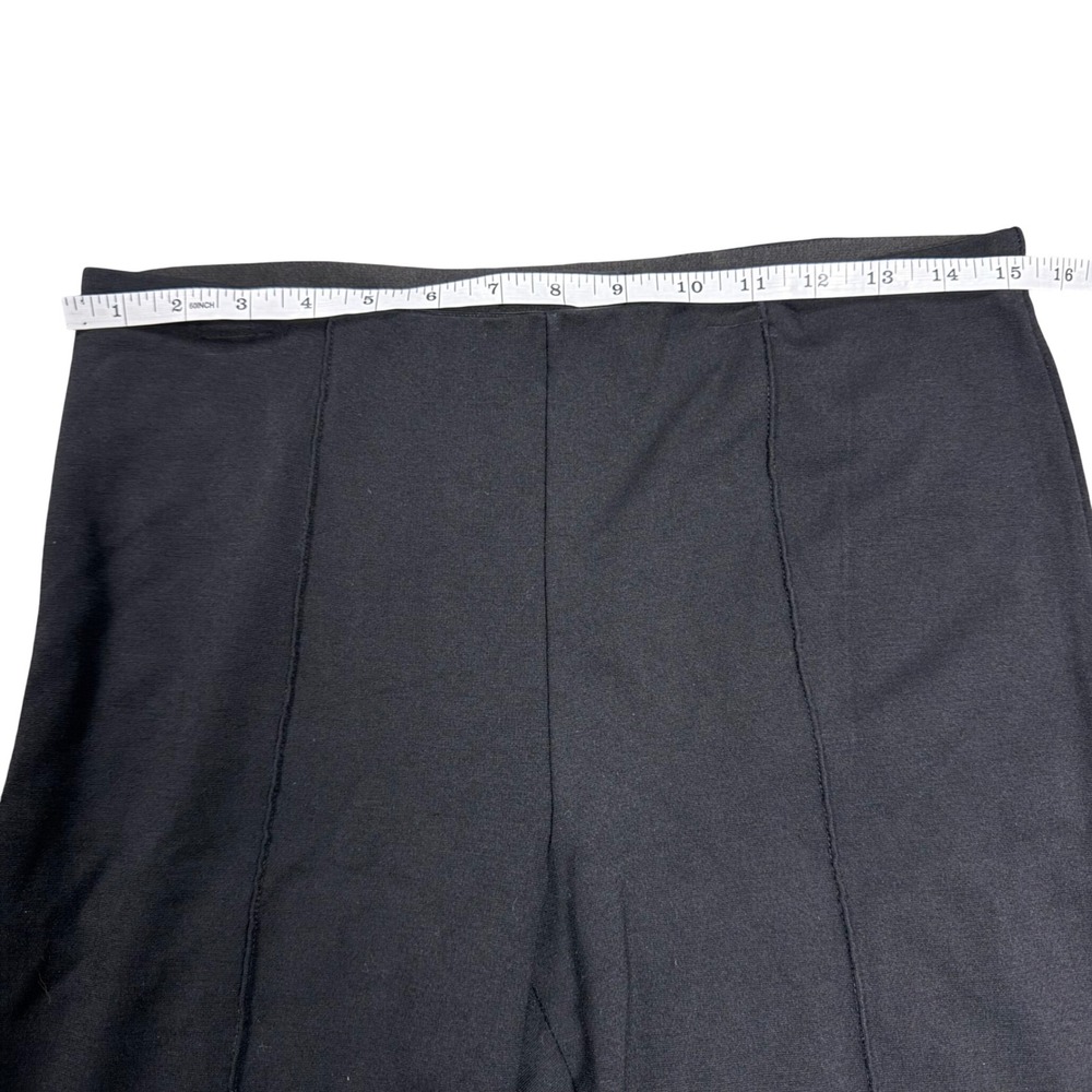 The Row Womens Black Slim Pull On Trousers M Seam Detail AA304 Made USA - Picture 7 of 16